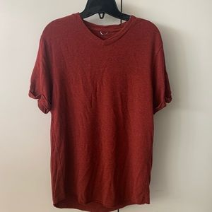 KIT AND ACE BRUSHED COTTON V NECK T SHIRT